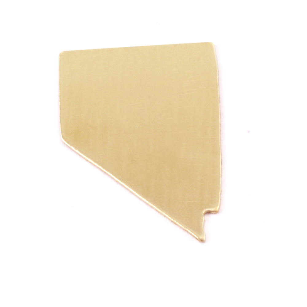 Metal Stamping Blanks Brass Nevada State Blank, 24g